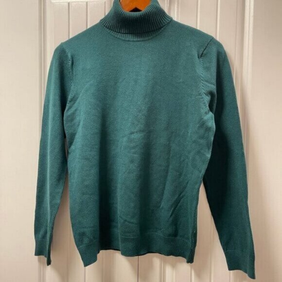 Vintage Turtleneck Sweater Green - Picture 3 of 9